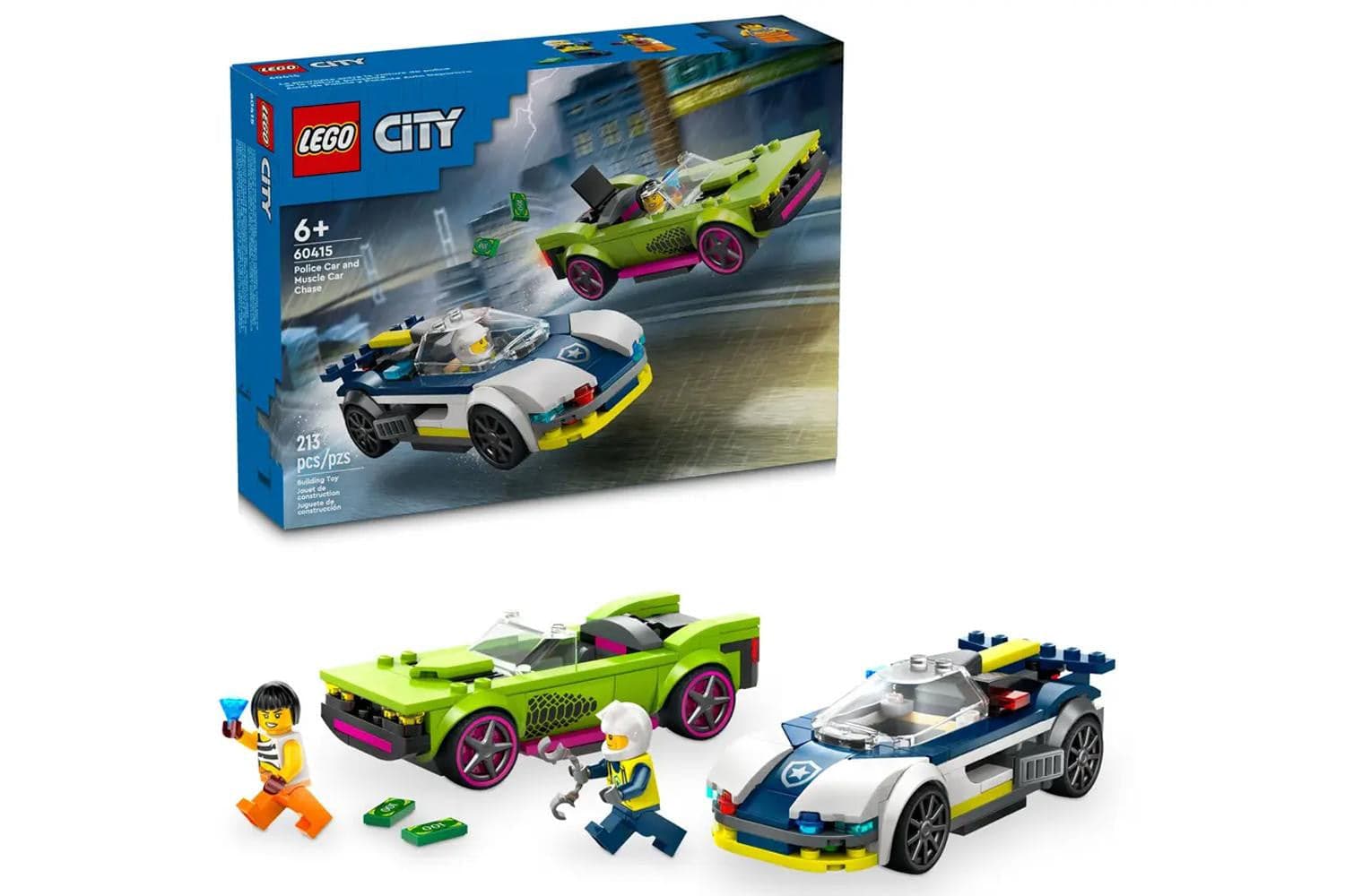 City Inseguimento della macchina da corsa in Set di costruzioni Scontolo.net - Potenza, commercioVirtuoso.it
