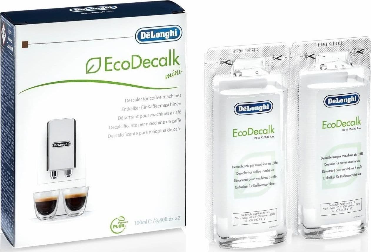 ECODECALK DE LONGHI DECALCIFICANTE ANTICALCARE MACCHINE CAFFE NATURALE 2 DOSI in prodotto EuroStore07 - Alatri, commercioVirtuoso.it