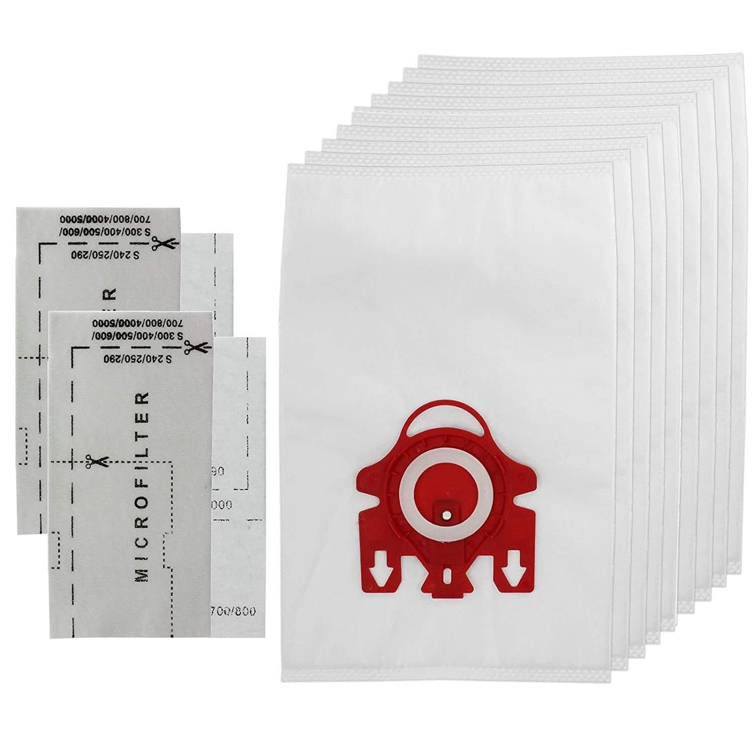 4 SACCHETTI ASPIRAPOLVERE MIELE originale: F J M S 241 - 290 - 300 - 500 - 700 in prodotto EuroStore07 - Alatri, commercioVirtuoso.it