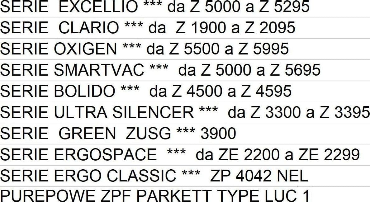 8 SACCHETTI ASPIRAPOLVERE ELECTROLUX EXCELLIO CLARIO OXIGEN BOLIDO SMARTVAC PH17 in prodotto EuroStore07 - Alatri, commercioVirtuoso.it