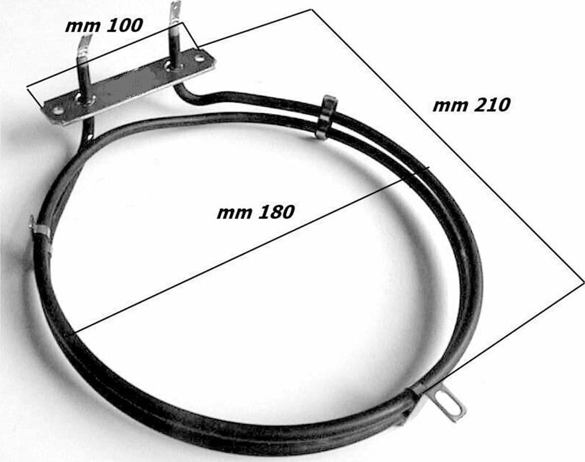 RESISTENZA BAUKNECHT / UNIVERSALE ROTONDA FORNO VENTILATO 2050 W NO ORIG. RS 99 in prodotto EuroStore07 - Alatri, commercioVirtuoso.it