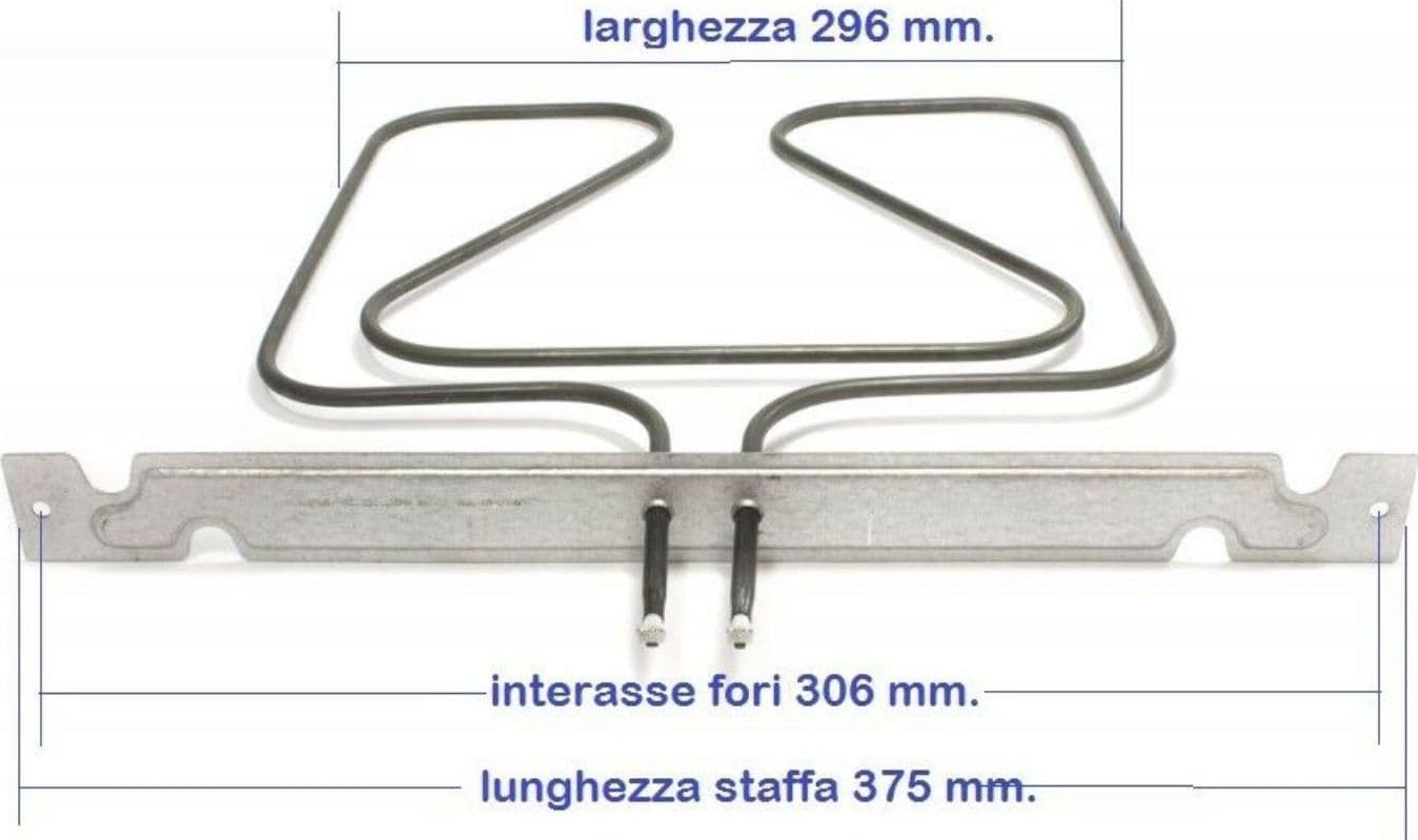 RESISTENZA FORNO DELONGHI INFERIORE 062090004 1300 W 230 VOLT RS 115 in prodotto EuroStore07 - Alatri, commercioVirtuoso.it