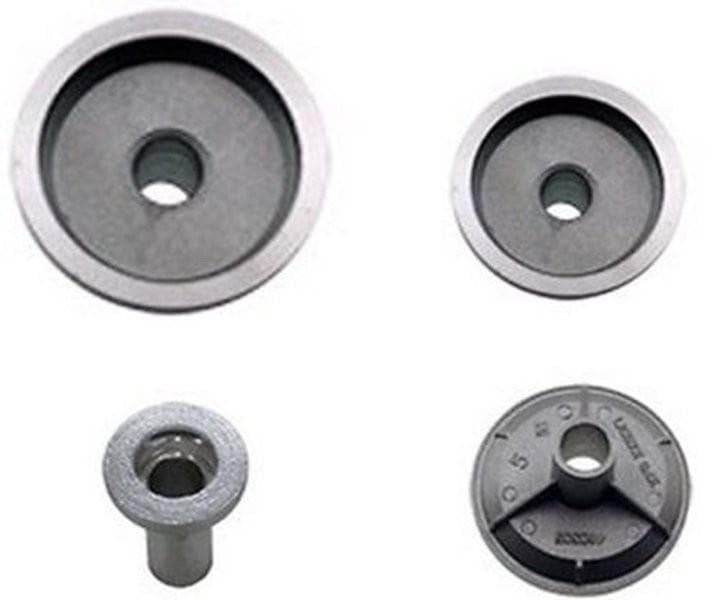 BRUCIATORI PER CUCINA GAS BOMPANI BOREAL 4 PZ IN ALLUMINIO 2 MEDI COD B 0419