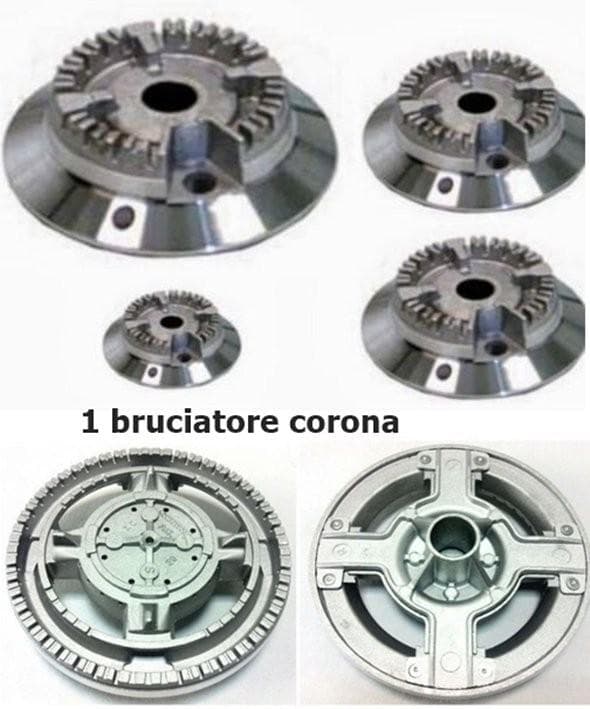BRUCIATORI PER CUCINA A GAS ADATTI FRANKE FOSTER 2 MEDI + CORONA B 3617 B 0242