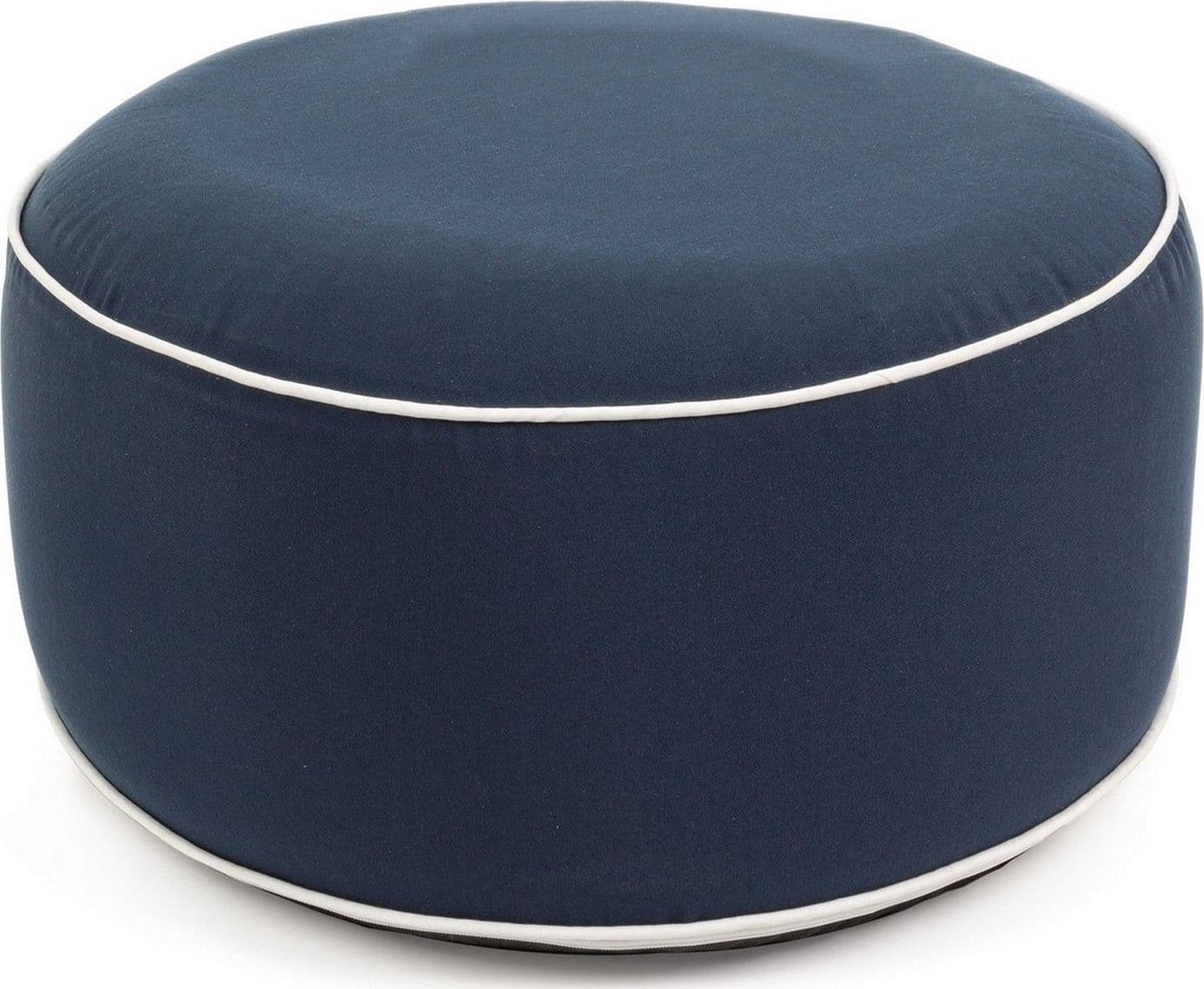 Pouf "Rihanna" gonfiabile con tessuto in spun poliestere con cerniera a scomparsa – Blu – Andrea Bizzotto Spa – letto
