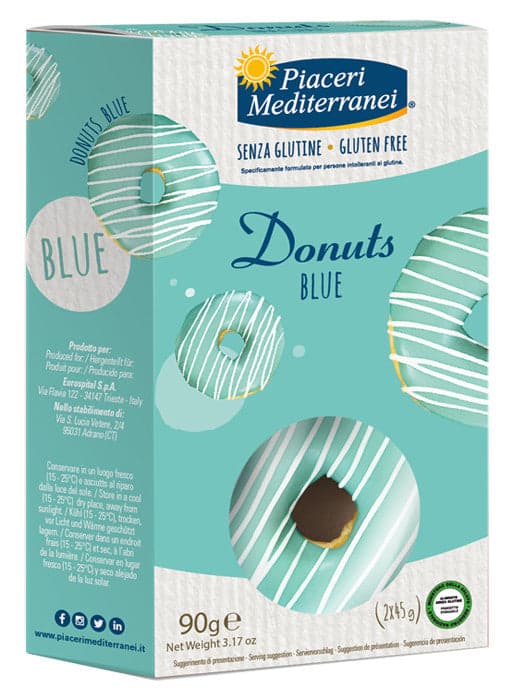 Piaceri medit donuts blue 90g