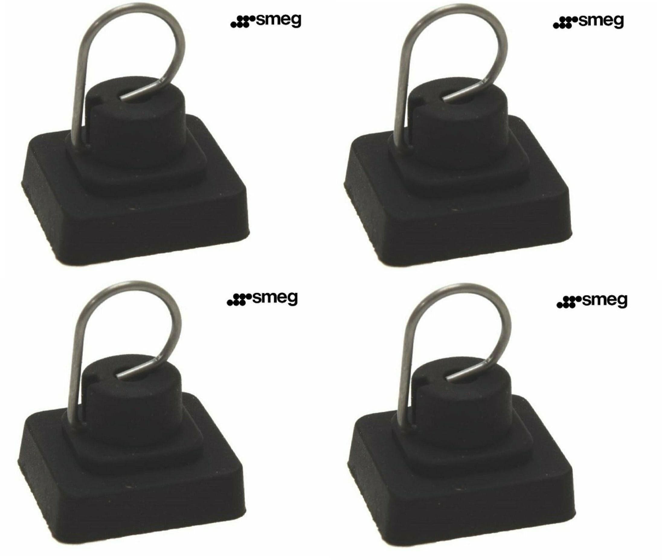 4 GOMMINI SMEG GRIGLIE PIANO COTTURA PARACOLPI NO GRAFFI 694010259