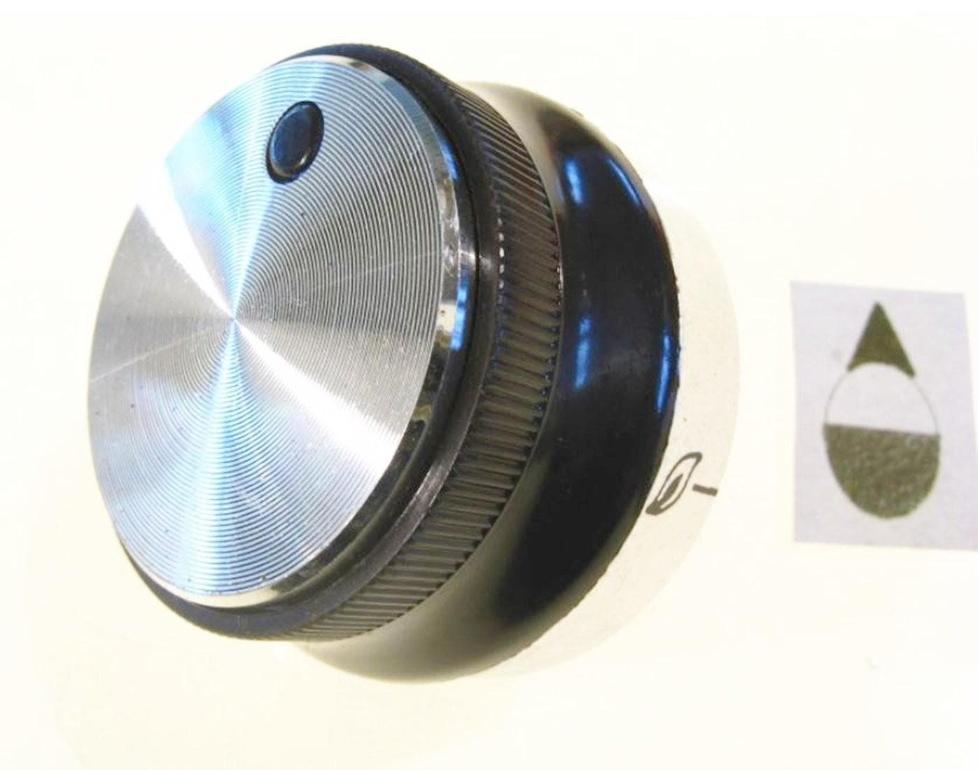 INDESIT ARISTON 1 MANOPOLA NERA INNESTO 8 MM GAMBO LUNGO MM 9 ** M 0207