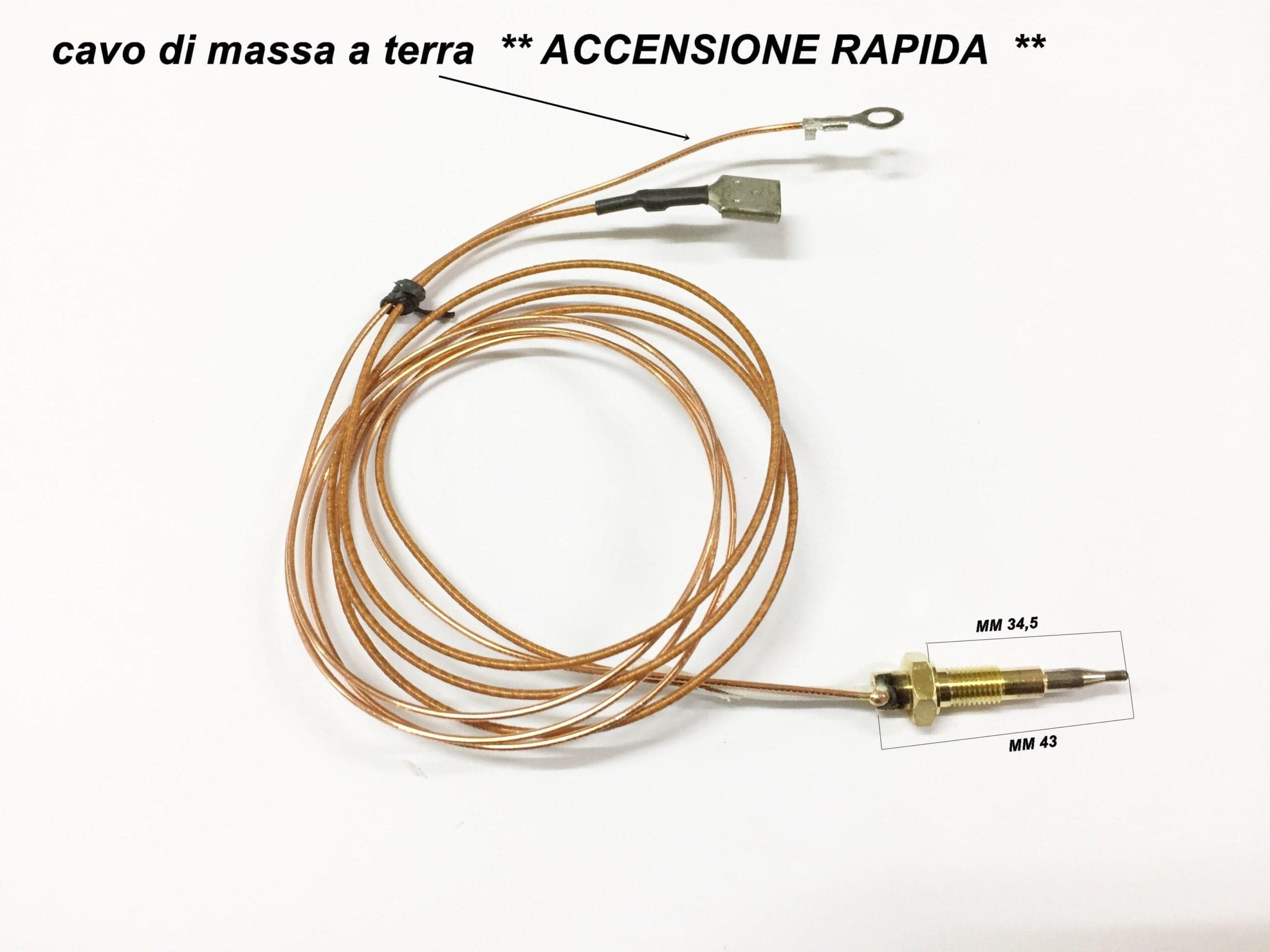 Termocoppia Ariston Indesit Whirlpool Smeg Tripla Corona Cucina Gas H4776 Tc 31