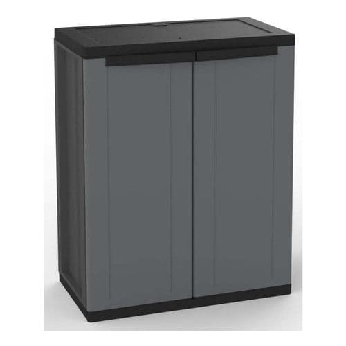 Armadio plastica Terry 1003198 J BASE 68 Grigio sky e Nero in Armadietti e credenze Scontolo.net - Potenza, commercioVirtuoso.it