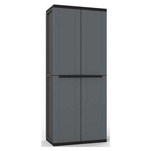 Armadio plastica Terry 1003199 J BASE 268 Grigio sky e Nero in Armadietti e credenze Scontolo.net - Potenza, commercioVirtuoso.it