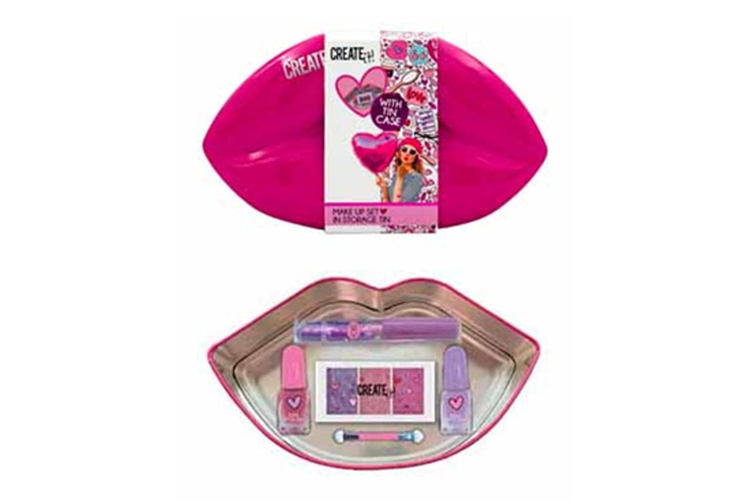 Create it Love Scatola Labbra Latta Make Up