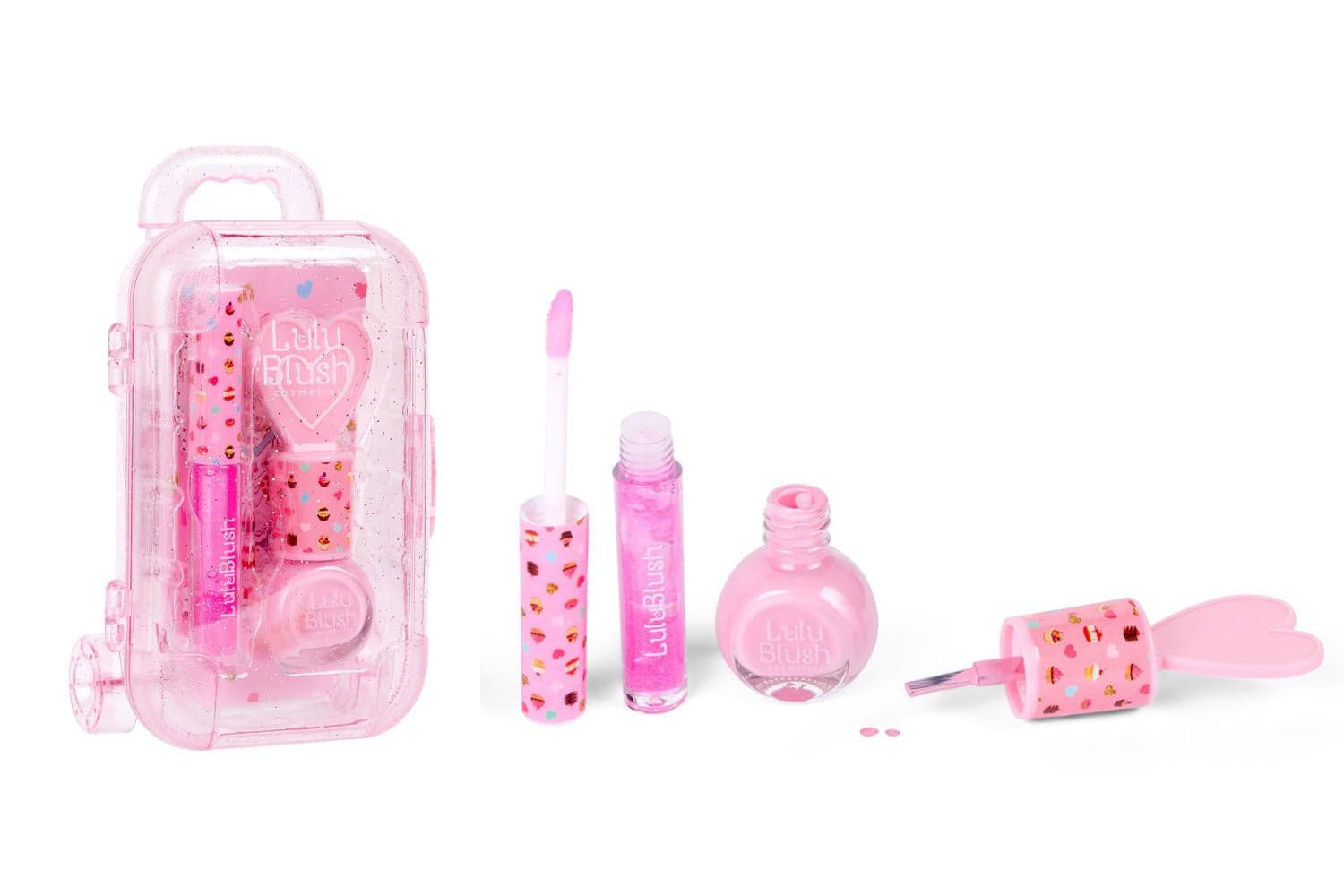 Lulu Blush Trolley Trasparente MakeUP in Beauty Case da viaggio Scontolo.net - Potenza, commercioVirtuoso.it