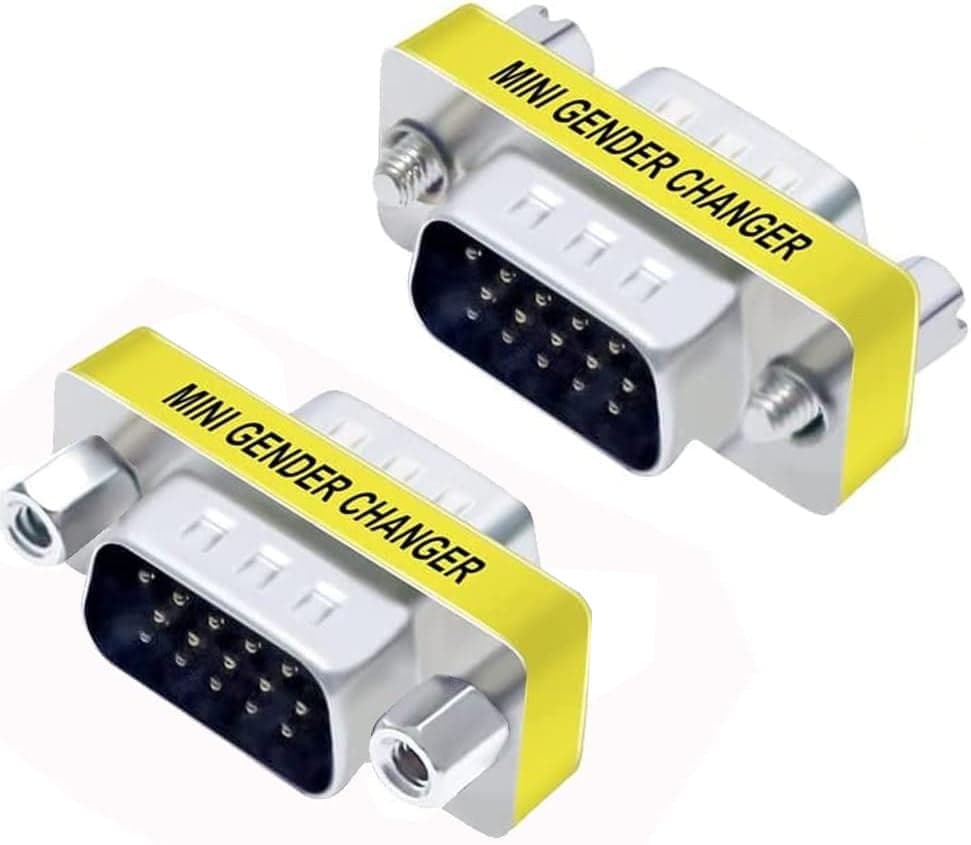 Mini Gender Changer VGA DB 15 poli HD M/M in  Scontolo.net - Potenza, commercioVirtuoso.it
