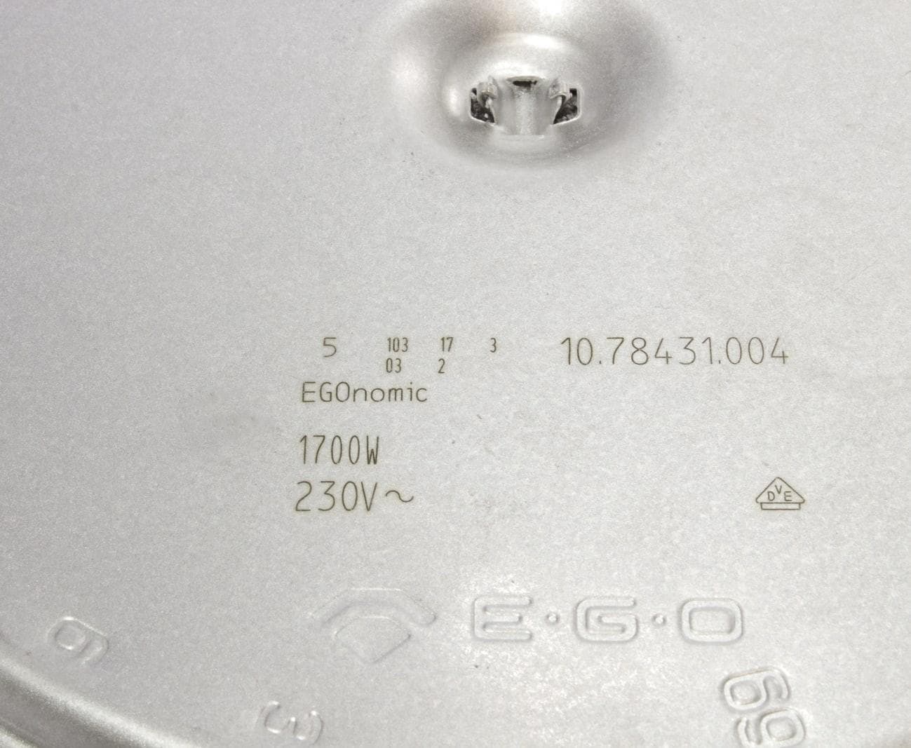 PIASTRA ELETTTRICA EGO 10.78431.004 1700W Ø175MM PIANO COTTURA VETRO OM COK048UN in prodotto EuroStore07 - Alatri, commercioVirtuoso.it