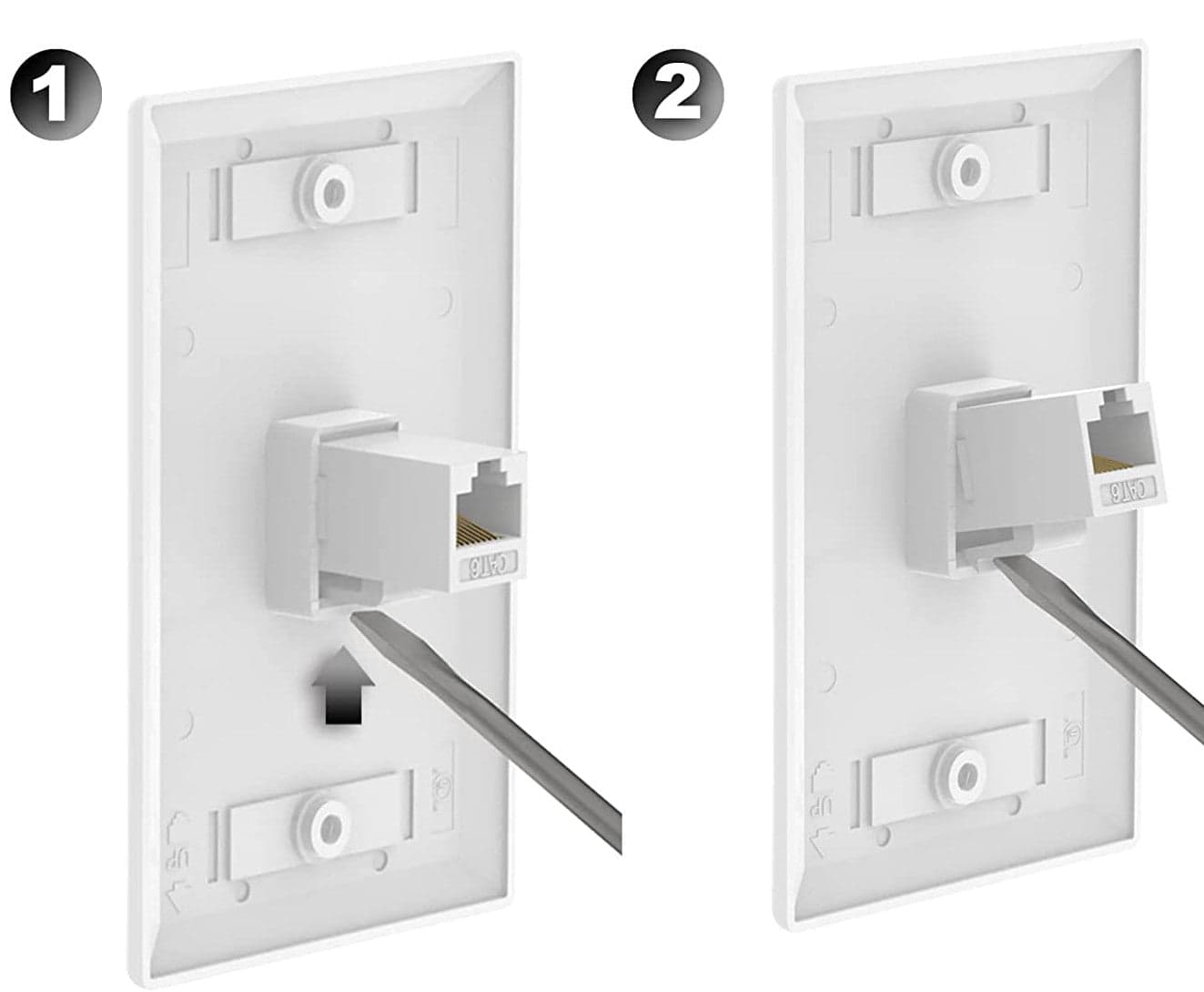 Accoppiatore RJ45 F/F UTP Cat5e Keystone Bianco in Cavi Ethernet Scontolo.net - Potenza, commercioVirtuoso.it