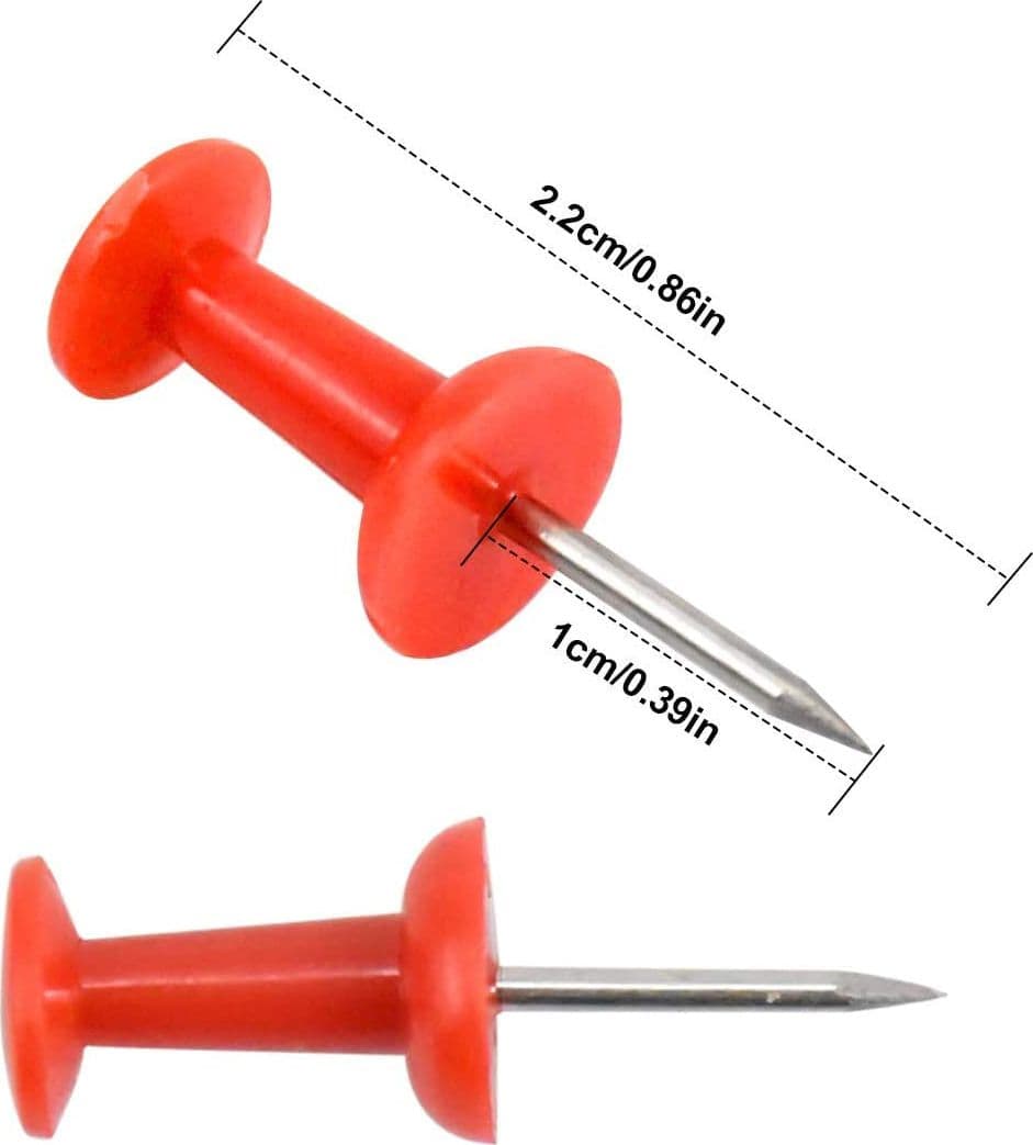 Spilli Colorati Puntine con Testina per Lavagne in Sughero 20 pz in Puntine e ganci Scontolo.net - Potenza, commercioVirtuoso.it