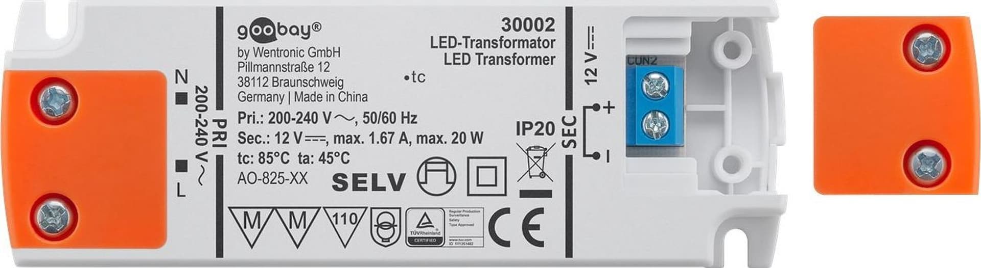 Alimentatore Led da 20W per Led (0.5W-20W) in Trasformatori a bassa intensità Scontolo.net - Potenza, commercioVirtuoso.it