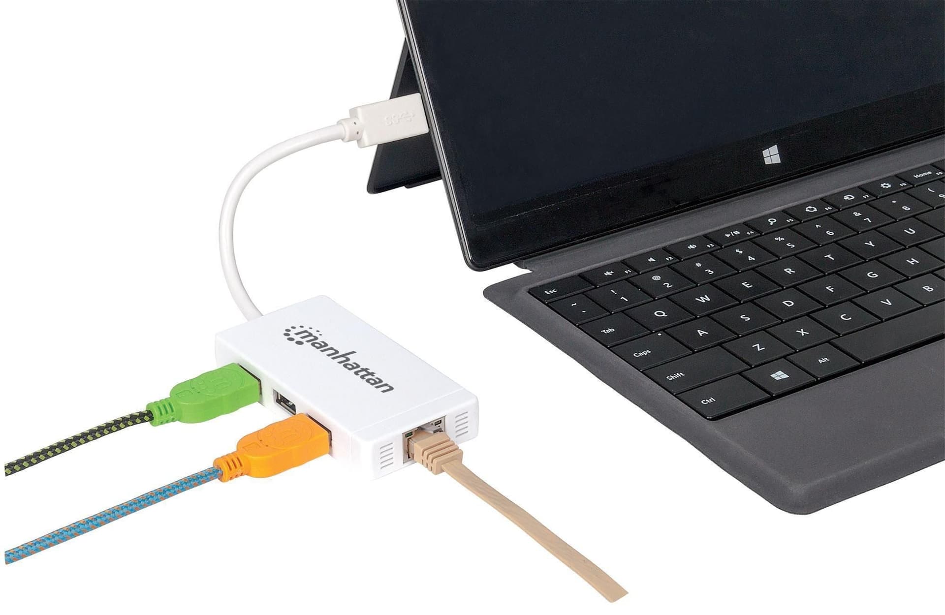Hub 3 porte USB 3.0 con Adattatore Ethernet Gigabit in  Scontolo.net - Potenza, commercioVirtuoso.it