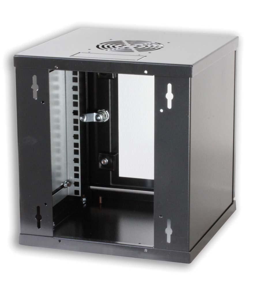 Armadio Rack 10'' a muro 6 unit&agrave Nero in  Scontolo.net - Potenza, commercioVirtuoso.it