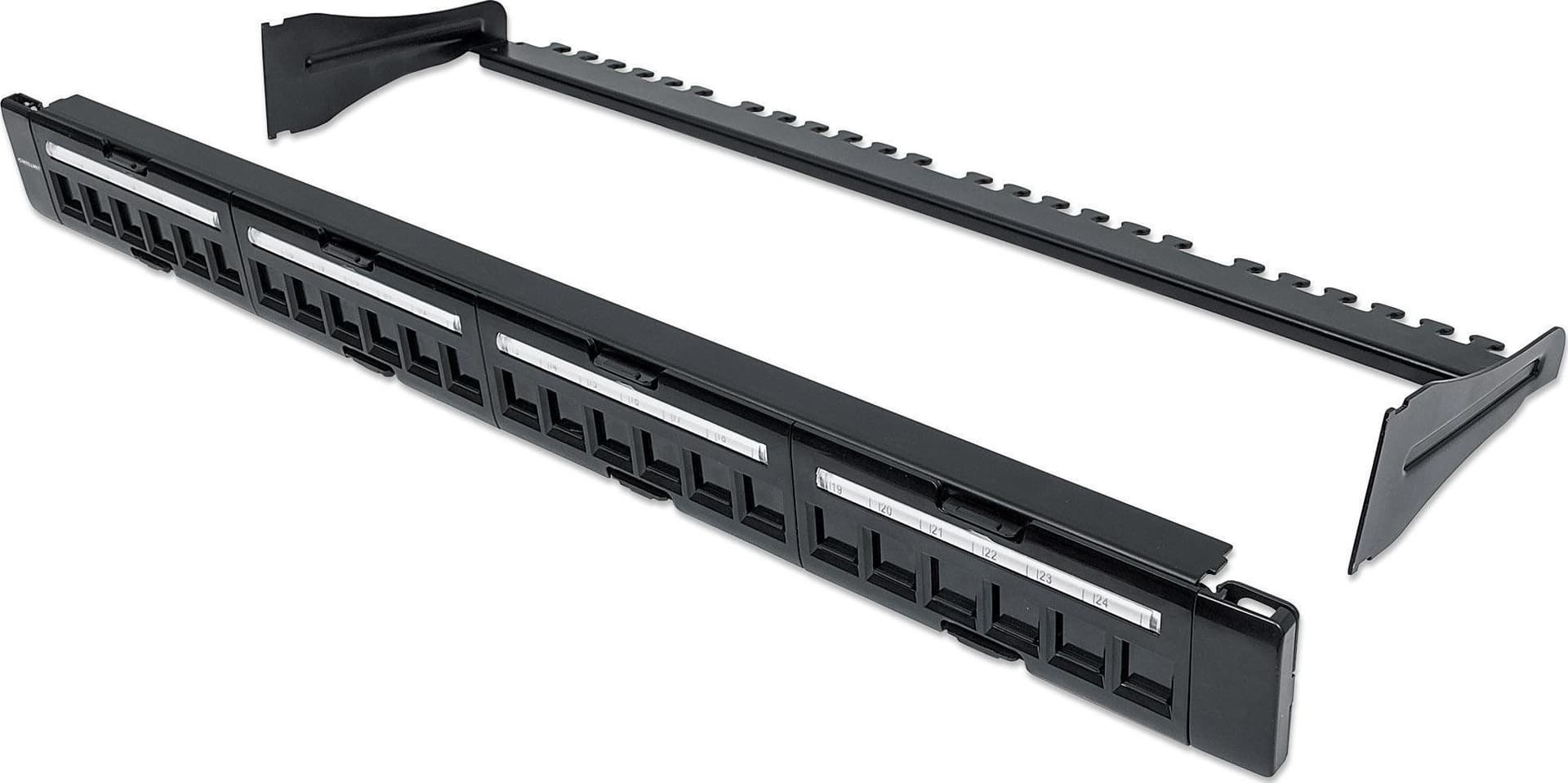 Pannello Patch Modulare 24 Porte Slim 1U Nero in Cavi Ethernet Scontolo.net - Potenza, commercioVirtuoso.it