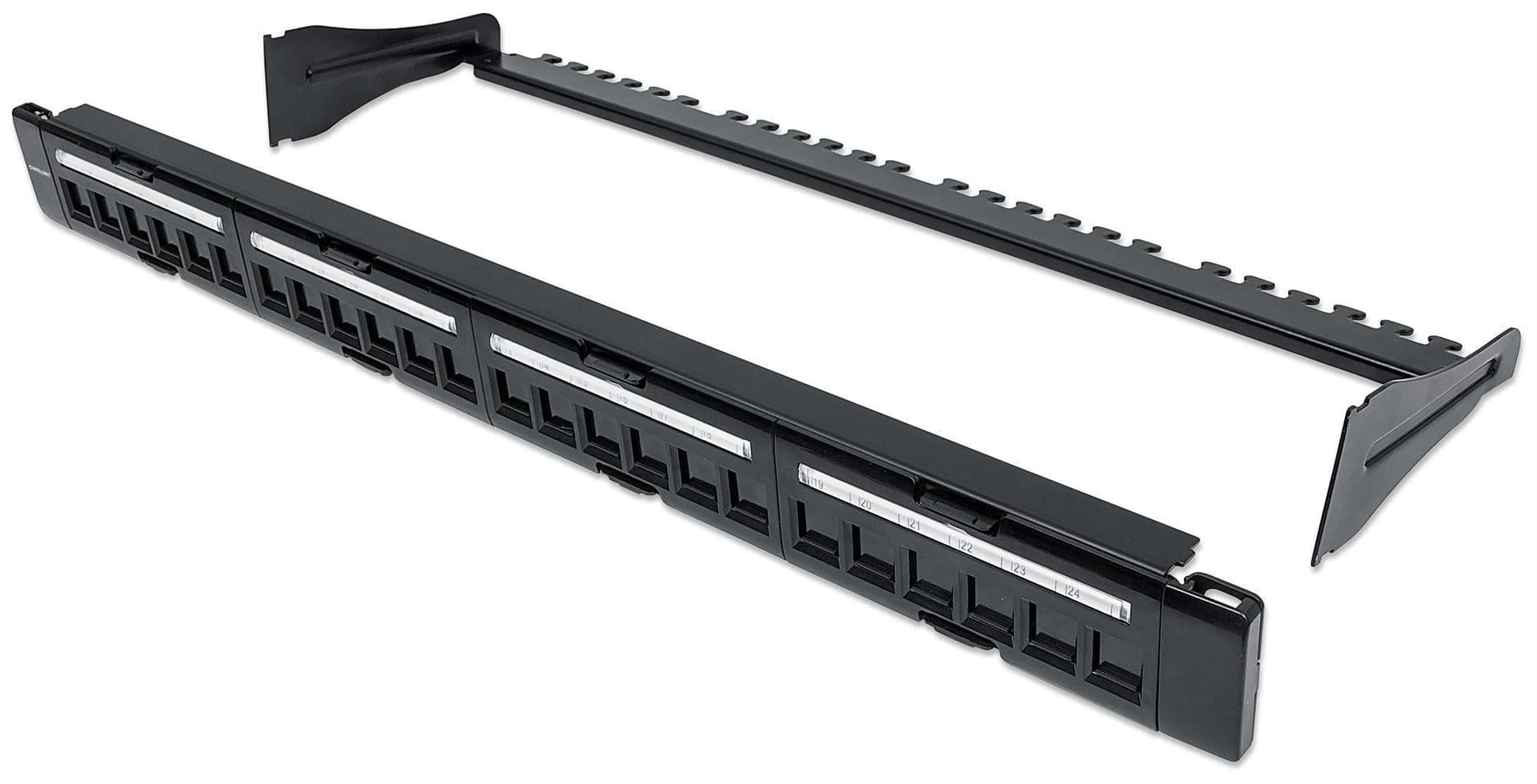 Pannello Patch Modulare 24 Porte Slim 1U Nero in Cavi Ethernet Scontolo.net - Potenza, commercioVirtuoso.it
