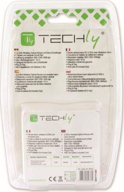 Mouse Wireless 2.4GHz 800-1600 dpi Nero/Verde in  Scontolo.net - Potenza, commercioVirtuoso.it