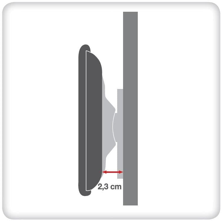 Supporto a Muro Fisso Ultra Slim per TV LED LCD 32-55'' Nero in Supporti da parete e da soffitto Scontolo.net - Potenza, commercioVirtuoso.it