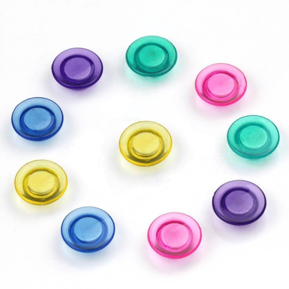 Calamite per Lavagna Magnetica Magneti Trasparenti Colorati 10 pz in Magneti Scontolo.net - Potenza, commercioVirtuoso.it