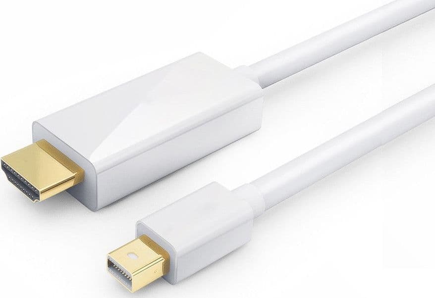 Cavo Monitor Mini DisplayPort (Thunderbolt) / HDMI 2m Bianco in Cavi HDMI Scontolo.net - Potenza, commercioVirtuoso.it
