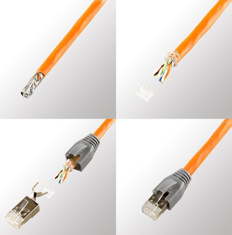 Plug Cat. 6A / 7 / 7A / 8.1 RJ45 Schermato 10pz in Cavi Ethernet Scontolo.net - Potenza, commercioVirtuoso.it