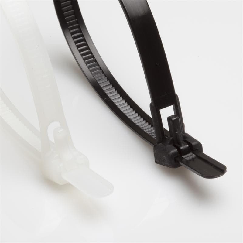 Fascette Fermacavi Riutilizzabili 200x7,6mm in Nylon 100pz Bianco in Stringicavi Scontolo.net - Potenza, commercioVirtuoso.it