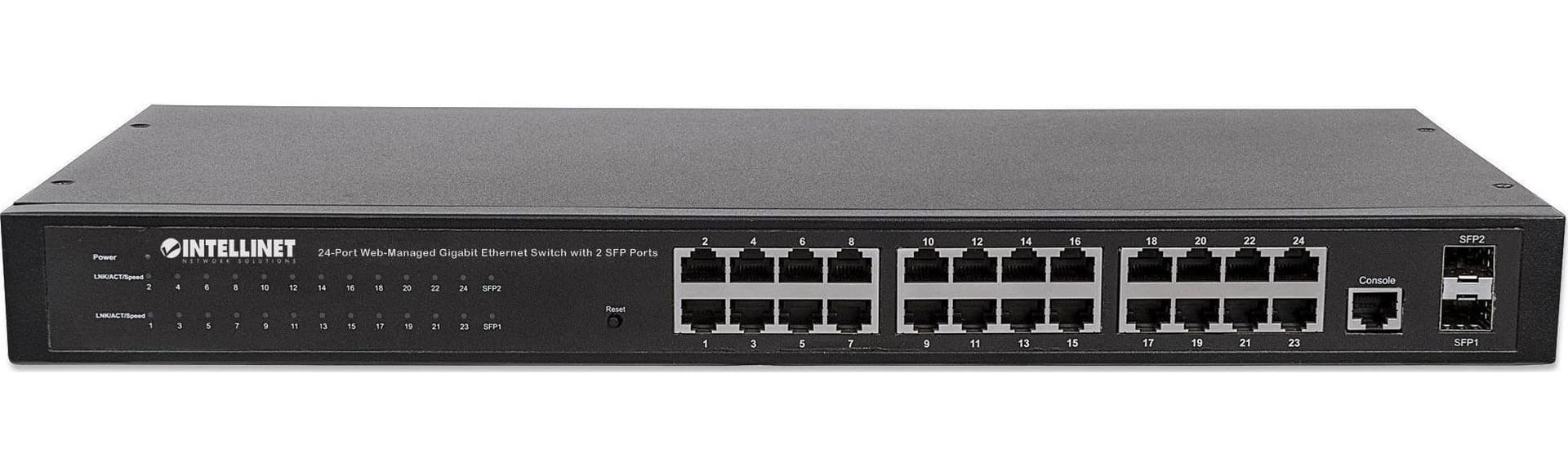Switch 24 porte Web-Managed Gigabit Ethernet con 2 porte SFP in  Scontolo.net - Potenza, commercioVirtuoso.it