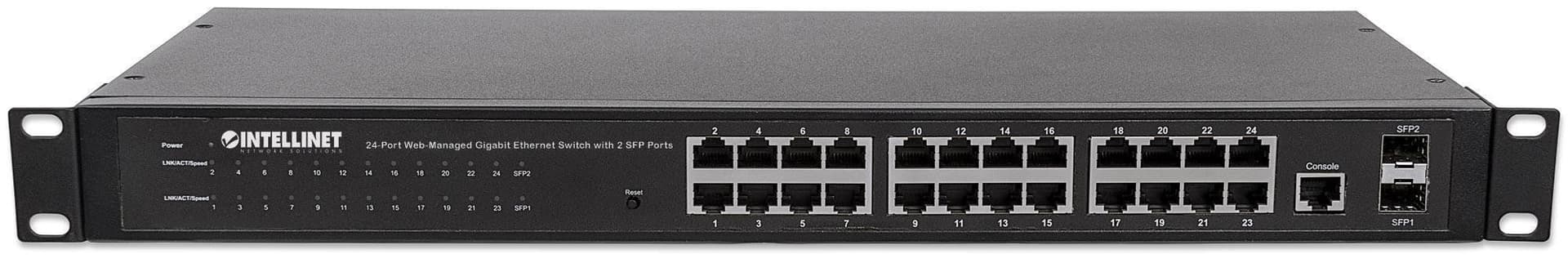 Switch 24 porte Web-Managed Gigabit Ethernet con 2 porte SFP in  Scontolo.net - Potenza, commercioVirtuoso.it