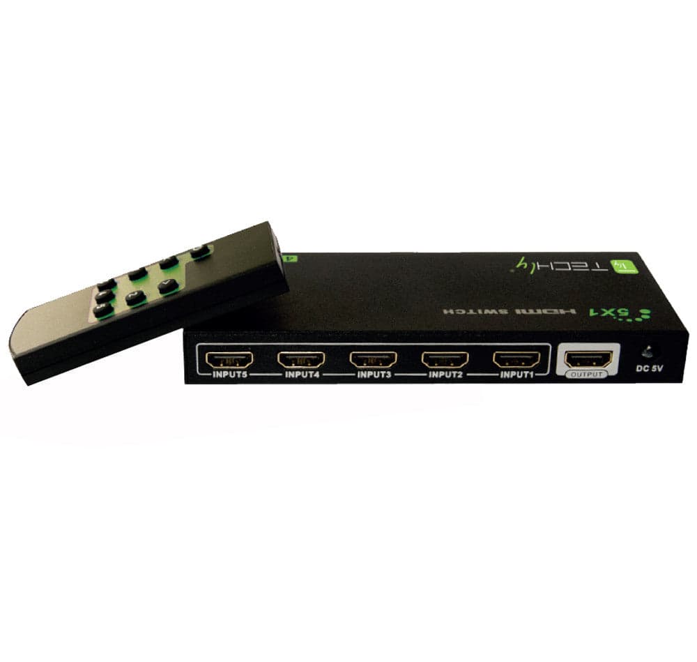 Switch HDMI 5 IN 1 OUT con Telecomando 4K UHD 3D in Selettori audio-video Scontolo.net - Potenza, commercioVirtuoso.it