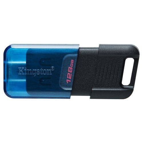Chiavetta USB Kingston DT80M 128GB DATATRAVELER 80 M Black e Blue