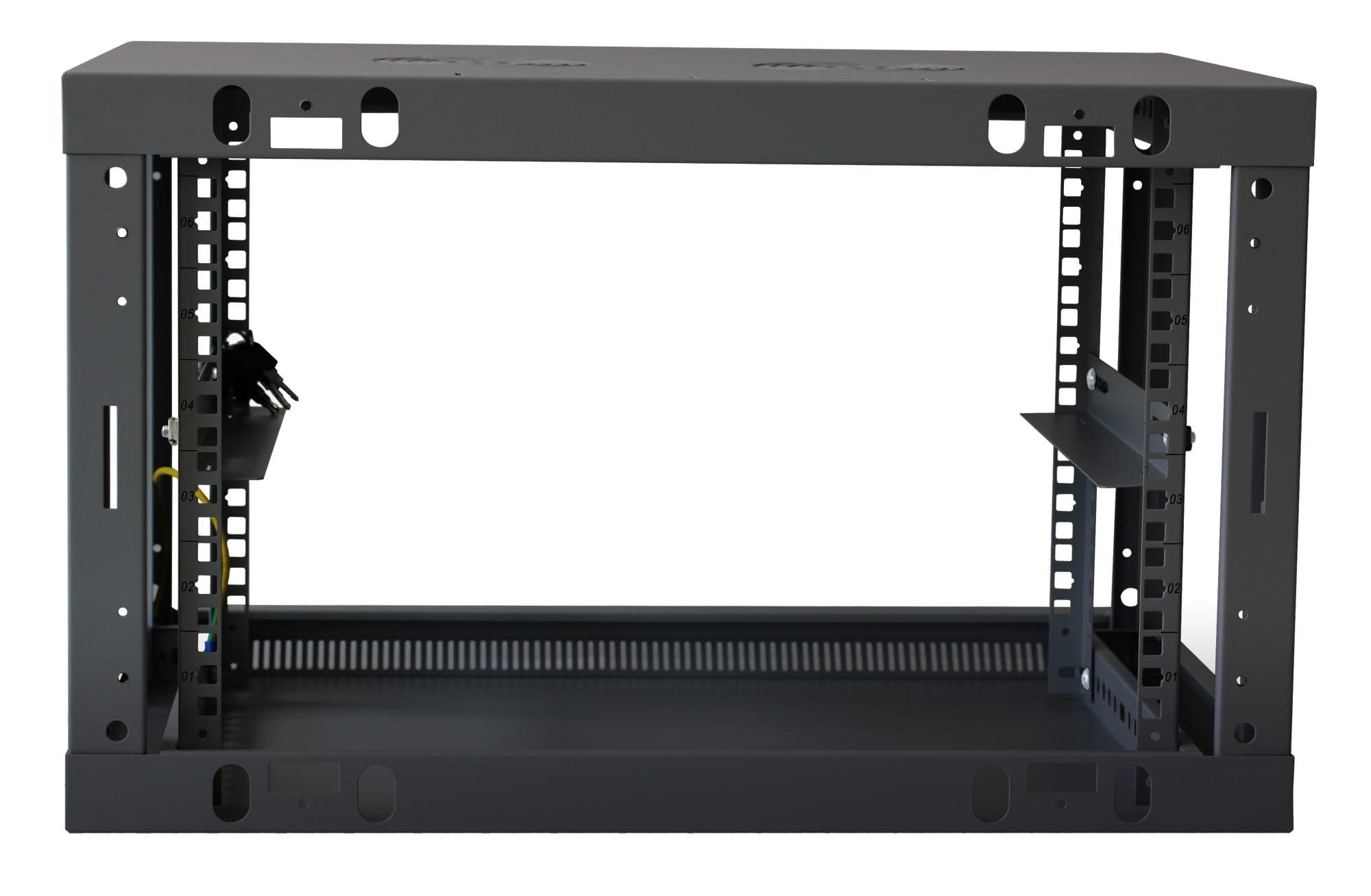 Armadio Rack 19'' a muro 6 unit&agrave sezione unica prof. 600mm Nero in  Scontolo.net - Potenza, commercioVirtuoso.it