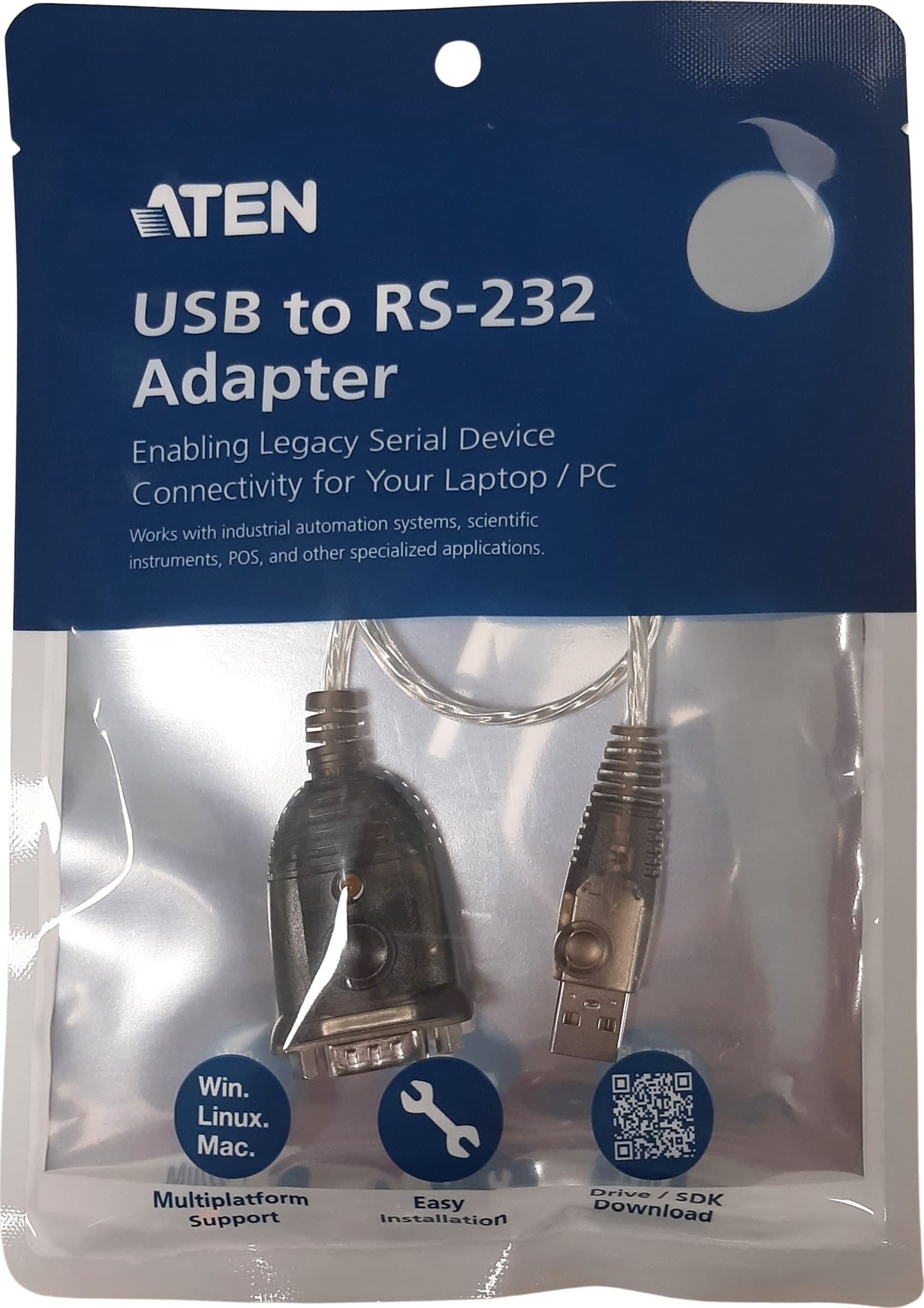 Convertitore Adattatore da USB a Seriale RS-232 con LED 33 cm, UC232A-AT in  Scontolo.net - Potenza, commercioVirtuoso.it