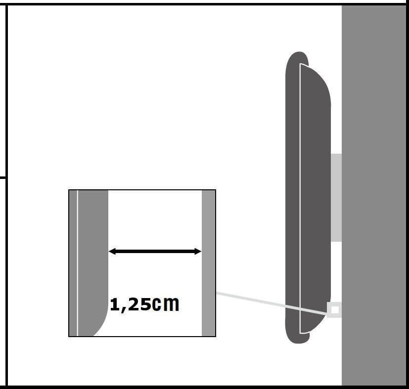 Supporto a muro per TV LED LCD 13''-37'' fisso Bianco in Supporti da parete e da soffitto Scontolo.net - Potenza, commercioVirtuoso.it
