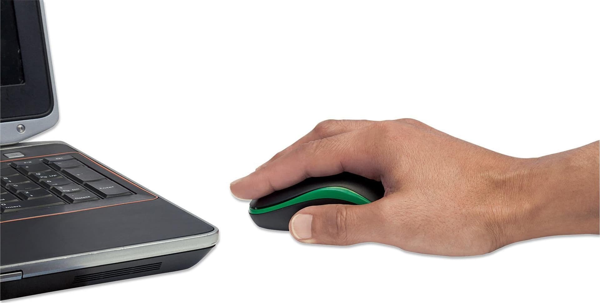 Mouse Ottico Wireless con Micro Ricevitore USB 1000dpi Nero/Verde in  Scontolo.net - Potenza, commercioVirtuoso.it