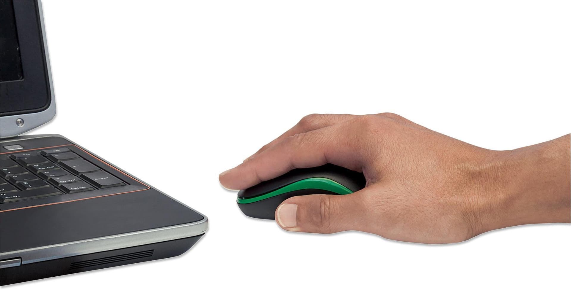 Mouse Ottico Wireless con Micro Ricevitore USB 1000dpi Nero/Verde in  Scontolo.net - Potenza, commercioVirtuoso.it