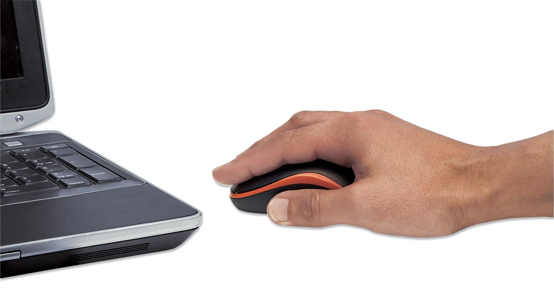 Mouse Ottico Wireless con Micro Ricevitore USB 1000dpi Nero/Arancione in  Scontolo.net - Potenza, commercioVirtuoso.it