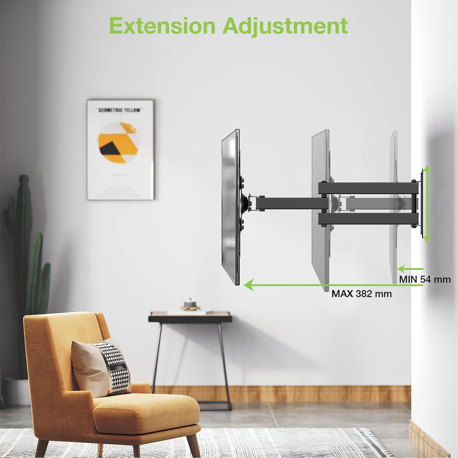 Supporto a Muro per TV LED LCD 13-30'' Full-Motion Nero in Supporti da parete e da soffitto Scontolo.net - Potenza, commercioVirtuoso.it