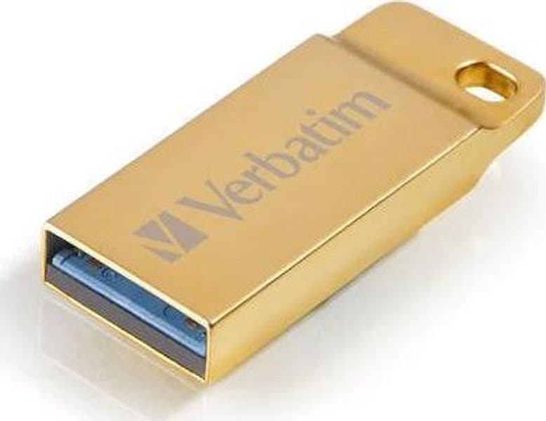 Mini Memoria USB 3.0 Verbatim con Portachiavi 16GB Oro in  Scontolo.net - Potenza, commercioVirtuoso.it