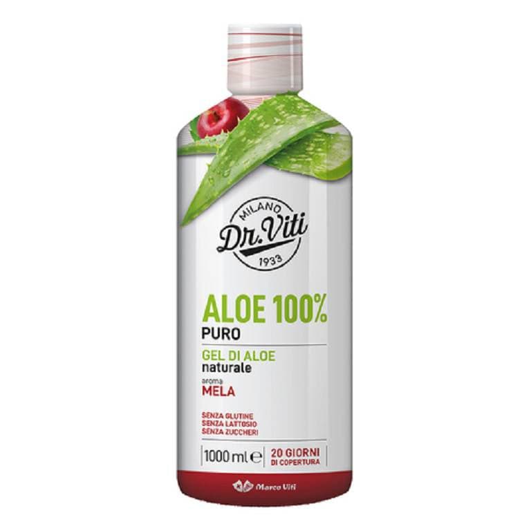 Aloe 100% puro aroma mela 1l (