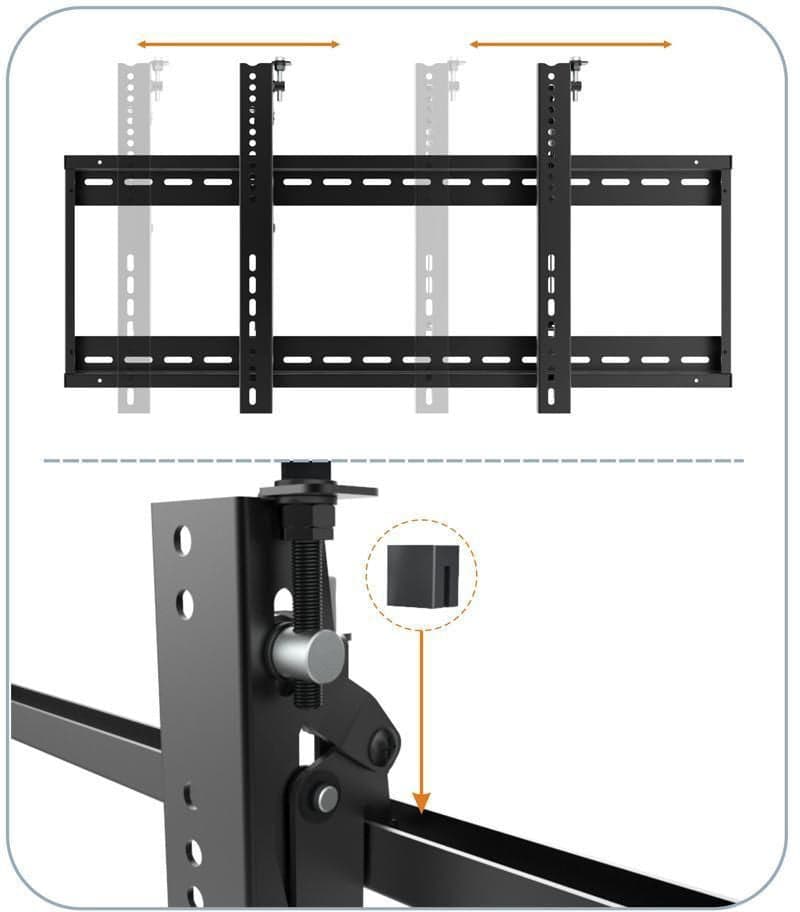 Supporto a muro per TV LED LCD 45-70'' per applicazioni videowall in Supporti da parete e da soffitto Scontolo.net - Potenza, commercioVirtuoso.it