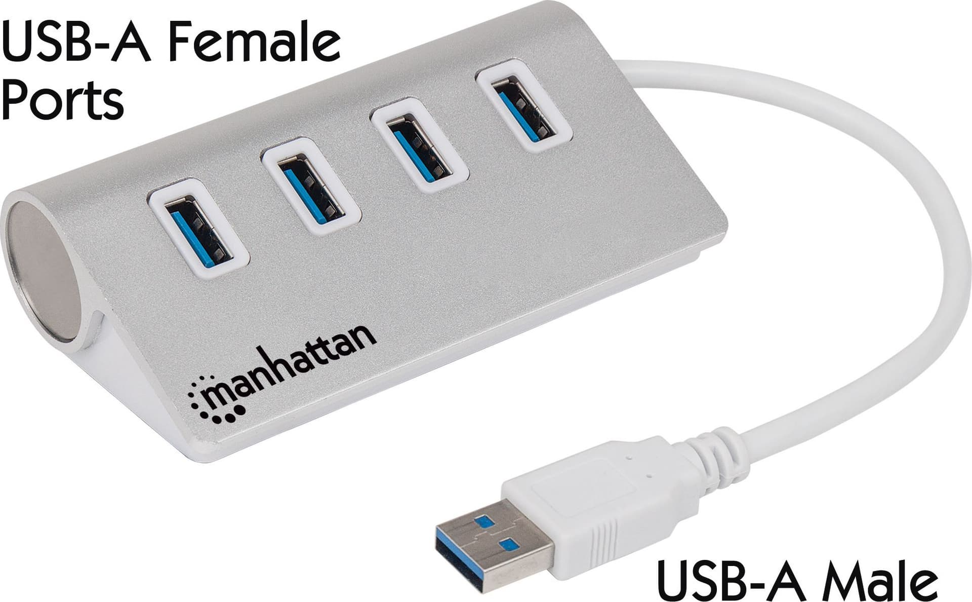 Hub USB3.0 4 porte Silver in  Scontolo.net - Potenza, commercioVirtuoso.it
