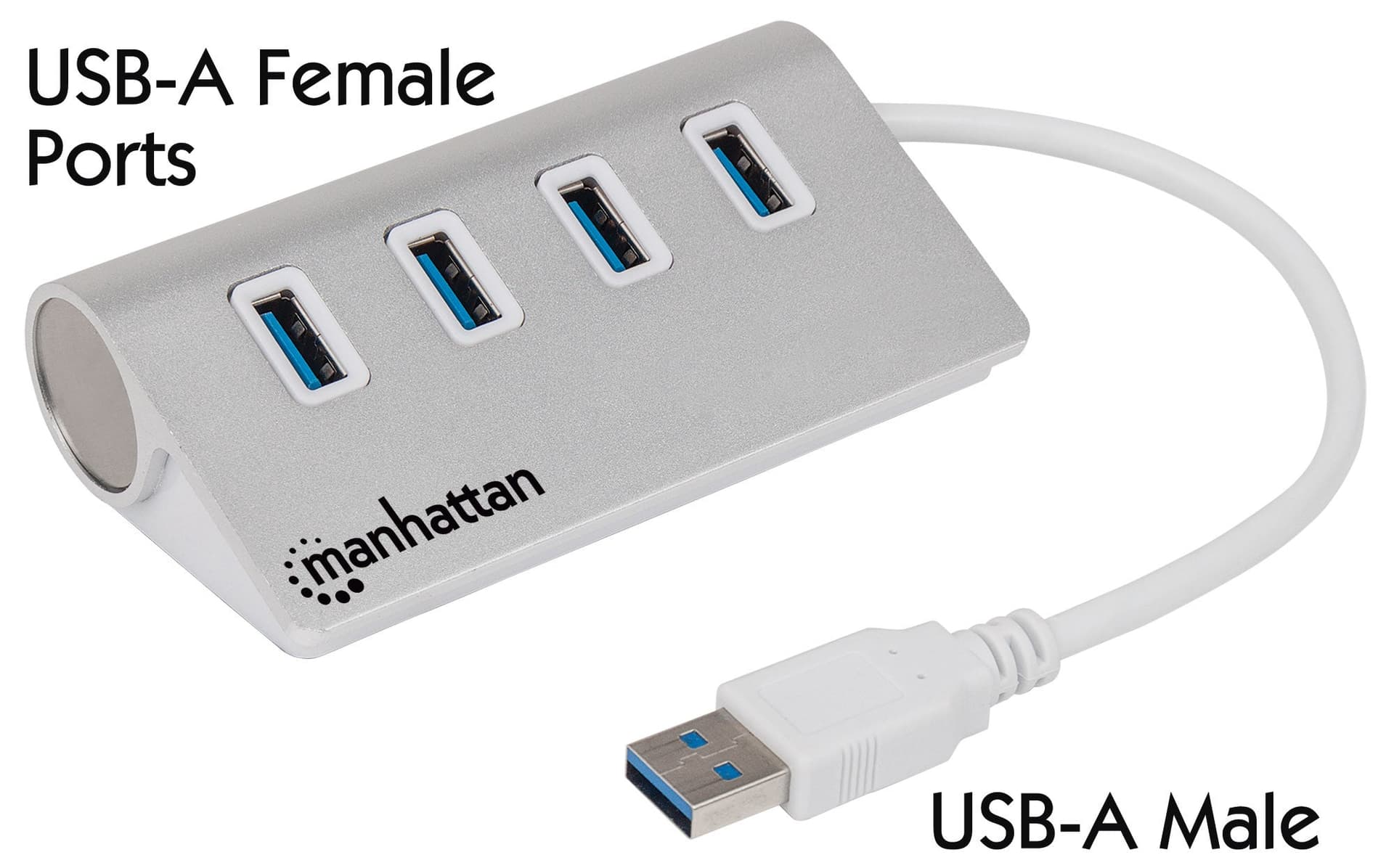 Hub USB3.0 4 porte Silver in  Scontolo.net - Potenza, commercioVirtuoso.it