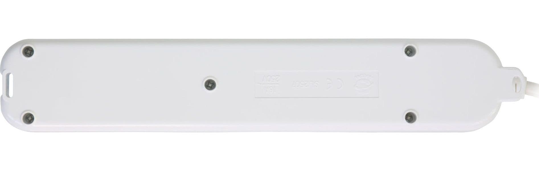 Multipresa 6 Posti Italiana Bipasso con 2 Prese USB Bianca in Multiprese Scontolo.net - Potenza, commercioVirtuoso.it