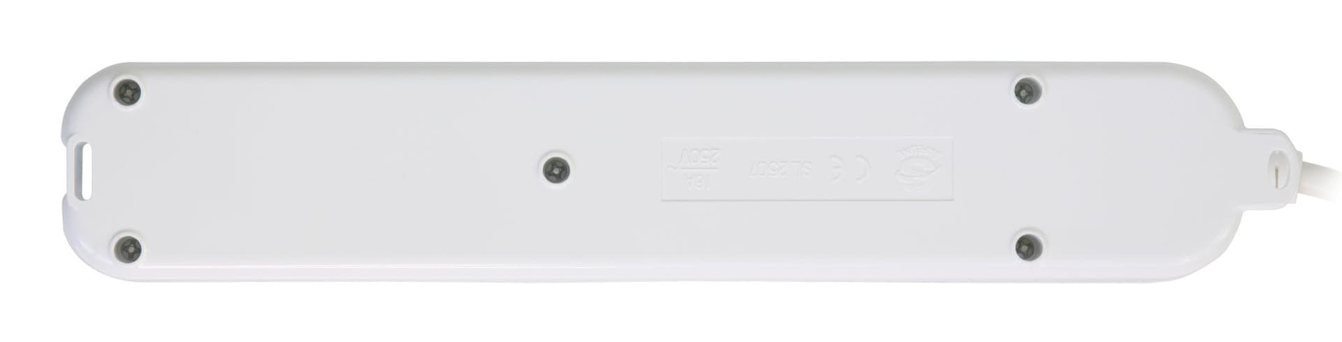 Multipresa 6 Posti Italiana Bipasso con 2 Prese USB Bianca in Multiprese Scontolo.net - Potenza, commercioVirtuoso.it